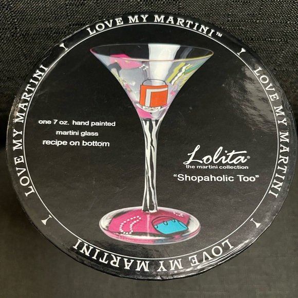 Lolita “Shopaholic Too” Martini Glass - Picture 5 of 5